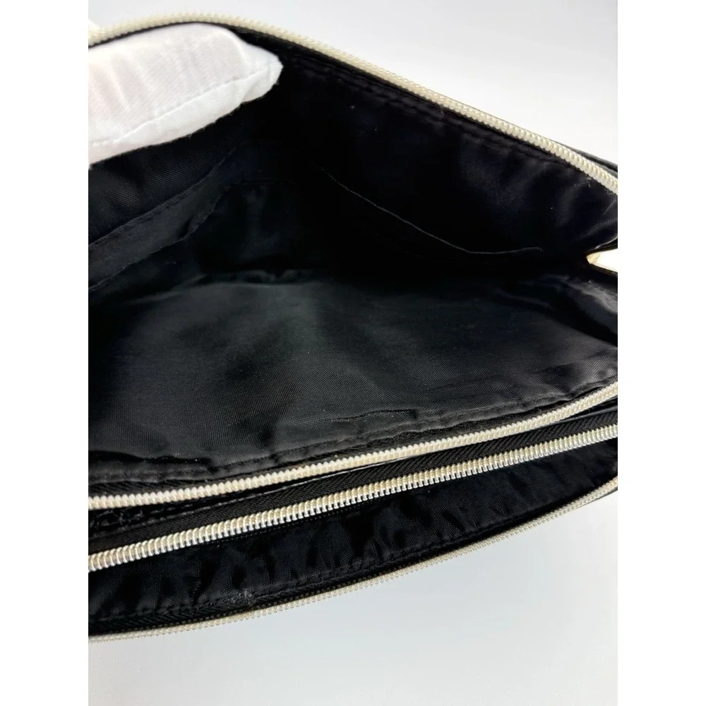 Tartan & Twine Croc‎ Double Zip Cosmetic Bag.